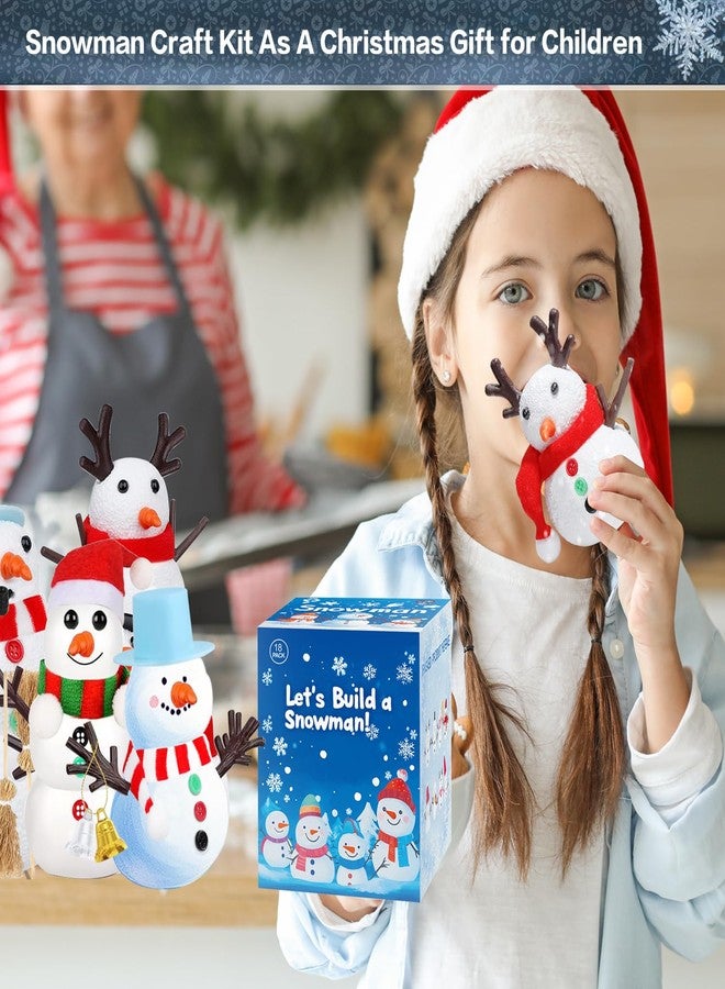 Zaycca 18Pack Build Snowman Kit,Stocking Stuffers for Kids,Christmas Crafts For Kids DIY,Christmas Craft Gifts with Air-Dry Modeling Clay, Creative Toys for Christmas Games & Holiday Fun for Boys Girls - Image 4